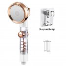 B gold base_VILOYI Turbocharged Shower Head 3 Modes High Pressure Water Saving Adjustable Handheld S