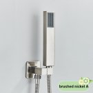 Brushed Nickel A_Brushed Gold  Handshower Head ABS Plastic Handheld Shower Head 150cm Stainless Stee