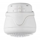 WHITE_Electric  For Bathroom faucet Round Shower Head Instant Hot Water Heater High Power 5400W Thre