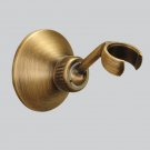 Brasket_Antique Brass Shower Head 8Inch Round Rainfall Shower Head Shower Arm Water Saving Hand Held