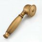 Hand Shower Head A_Antique Brass Shower Head 8Inch Round Rainfall Shower Head Shower Arm Water Savin