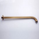 Shower Arm_Antique Brass Shower Head 8Inch Round Rainfall Shower Head Shower Arm Water Saving Hand H