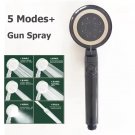 Showerhead-Black_New 14 Inch High Pressure Top Spray Rain Shower Head Larger Flow Supercharge Rainfa