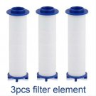 3 filter elements_High Pressure Showerhead 4 Mode Rain Shower Head Massage Shower Head One-Key Stop 