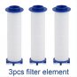 3 filter elements_High Pressure Showerhead 4 Mode Rain Shower Head Massage Shower Head One-Key Stop 