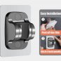rack hook grey_High Pressure Showerhead 4 Mode Rain Shower Head Massage Shower Head One-Key Stop Wat