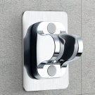 sliver hook_High Pressure Showerhead 4 Mode Rain Shower Head Massage Shower Head One-Key Stop Water 