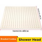 Brushed Golden_Wholesale And Retail 40cm * 40cm Rainfall Shower Head 16 Inch Ceiling Rain Shower Rai