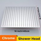 Chrome_Wholesale And Retail 40cm * 40cm Rainfall Shower Head 16 Inch Ceiling Rain Shower Rain Shower