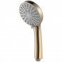 brushed gold_Brushed Gold Handheld High Pressure ABS Shower Head Water Saving Hand Shower Head 5 Fun
