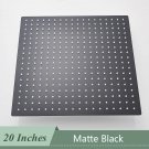 Matte Black 20 inch_Senlesen Ultra-thin Rainfall Shower Head Matte Black 20/16 Inches Wall/Ceiling M