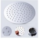 Brown_Rozin 8/10/12 Inch Stainless Steel Rainfall Shower Head Black/Brushed Gold Round&Square To