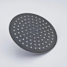 Burgundy_Rozin 8/10/12 Inch Stainless Steel Rainfall Shower Head Black/Brushed Gold Round&Square