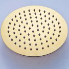 light yellow_Rozin 8/10/12 Inch Stainless Steel Rainfall Shower Head Black/Brushed Gold Round&Sq