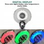 Transparent_LED Shower Head Digital Temperature Control Shower Sprayer 3 Spraying Mode Water Saving