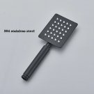Black Handshower A1_Round & Square Stainless Steel Ultra-thin Showerheads 16/12/10/8 Inch Rainfa