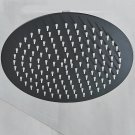 Round 12 inch 2_Round & Square Stainless Steel Ultra-thin Showerheads 16/12/10/8 Inch Rainfall S
