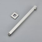 Shower Arm A_Round & Square Stainless Steel Ultra-thin Showerheads 16/12/10/8 Inch Rainfall Show