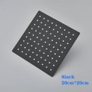 Square 8 inch_Round & Square Stainless Steel Ultra-thin Showerheads 16/12/10/8 Inch Rainfall Sho