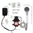 110v-240v shower Kit_12V Car Electric Siphon Pump Washer handheld Faucet Kit Outdoor Camping Bath Sh