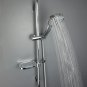 B Dish Whole Set_Adjustable Shower Bar Lifting Rod Extendable Wall Mount Shower Column 3 Spray Showe