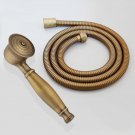 Hand Shower Head Set_Antique Brass Shower Head Bathroom Hand Shower Head 1.5m Shower Hose