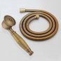 Hand Shower Head Set_Antique Brass Shower Head Bathroom Hand Shower Head 1.5m Shower Hose
