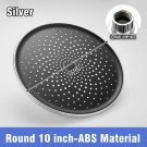Round Silver_Large Flow Supercharge Rainfall Showerhead Rainfall Shower Head Bathroom Faucet Replace