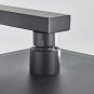 full set 8inch B_Stainless Steel Black Shower Head 8/10/12 Inch Chrome Rainfall Bath Head Wall Mount