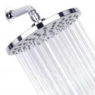 High Pressure Shower Head 8 Inch Ultra-Thin Design Pressure Boosting Stainless Steel Rainfall Shower