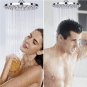 High Pressure Shower Head 8 Inch Ultra-Thin Design Pressure Boosting Stainless Steel Rainfall Shower