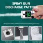 White_High Pressure Handheld Bathroom Shower Head with LED Digital Temperature Display Adjustable Sp