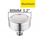 Aluminum (80mm)_Ciencia Space Aluminum Round Water Saving Shower Head with Shower Filter Detachable 
