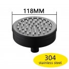 Burgundy_Ciencia Space Aluminum Round Water Saving Shower Head with Shower Filter Detachable Can Be 