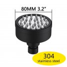 light green_Ciencia Space Aluminum Round Water Saving Shower Head with Shower Filter Detachable Can 