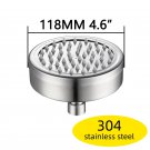 plum_Ciencia Space Aluminum Round Water Saving Shower Head with Shower Filter Detachable Can Be Clea