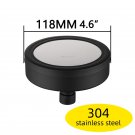 Stainless Black118cm_Ciencia Space Aluminum Round Water Saving Shower Head with Shower Filter Detach
