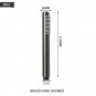 Grey Shower Only_Brass Handheld Shower Head Round Hand Held Bath Sprinkler White/Brushed Gold/Chrome