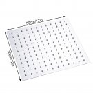30cm 12in Square_EVERSO 12/10/8 inch Rainfall Shower Head Stainless Steel Ultra-thin Shower Heads Ch