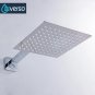 Holder Rack Square_EVERSO 12/10/8 inch Rainfall Shower Head Stainless Steel Ultra-thin Shower Heads