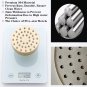 Brushed Gold_Bathroom Solid Stainless Steel High Pressure Small Matte Black Rain Shower Head Wall Mo