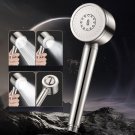 shower head_304 Stainless Steel 3 Modes Shower Head Round High Pressure Spa Showerhead Hose Bath Bat
