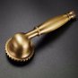Orange_Hand-held Shower Head Water Saving Antique Bathroom Rainfall Shower Nozzle Aerator High Press