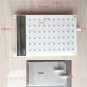 6x10 holes insertube_ABS Rectangular Shower 11mm intubation type interface Shower head 6 * 10 hole