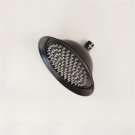 Black_8 inch round bathroom Stainless Steel rainfall shower head high Pressure Waterfall Shower Head