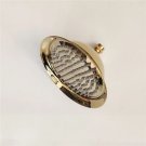 Gold_8 inch round bathroom Stainless Steel rainfall shower head high Pressure Waterfall Shower Heads