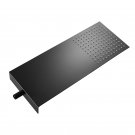 Black_BAKALA Square Stainless Steel Showerhead Rainfall Shower Head Rain Shower Chrome High Pressure