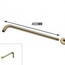 round wall arm_Brushed Gold Rainfall Shower Head Bathroom Stainless Steel 8/10/12 Inch Top Shower He