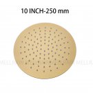 Brushed gold 10_Bathroom Rain shower head stainless steel Ultrathin water pressurize shower head in 