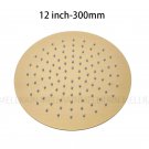 Brushed gold 12_Bathroom Rain shower head stainless steel Ultrathin water pressurize shower head in 